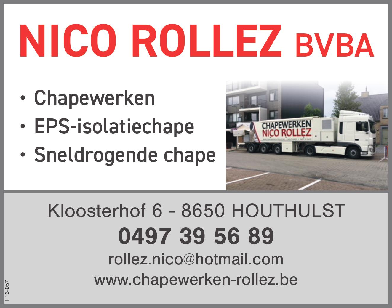 chappers Koekelare Chapewerken NICO ROLLEZ